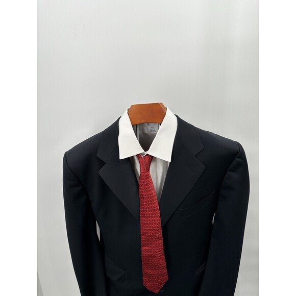 Canali 3‎ Buttons Wool Jacket Coat dark charcoal 56R made in Italy Dark Navy - Picture 5 of 16